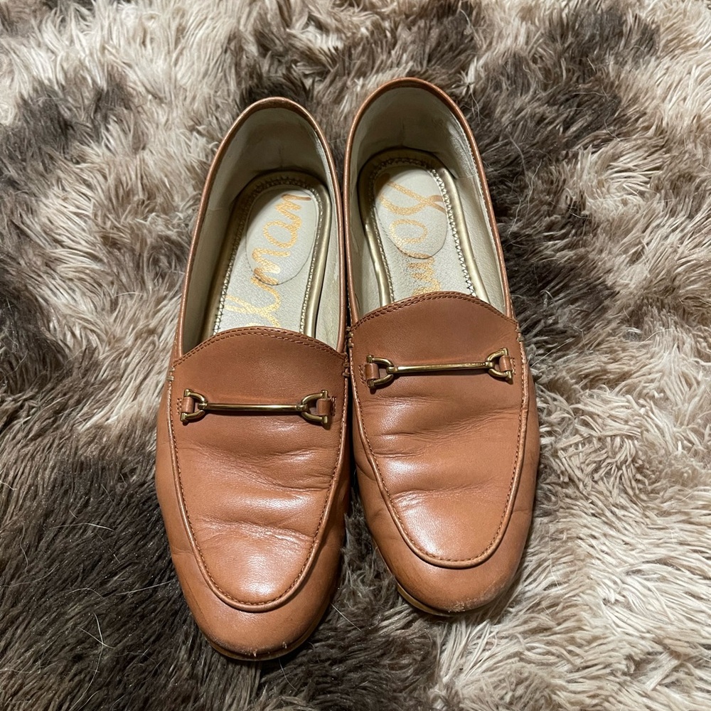 Sam Edelman Tan Leather Loafers